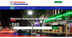 Desktop Screenshot of discovergainesville.com