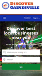 Mobile Screenshot of discovergainesville.com